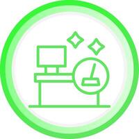 Office Cleaning Creative Icon Design vector