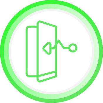 salida estrategia creativo icono diseño vector