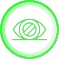 Glaucoma Creative Icon Design vector