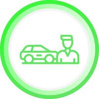 Used Car Dealership Creative Icon Design vector