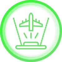Arkansas vuelo formación creativo icono diseño vector