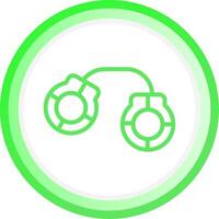 Handcuffs Creative Icon Design vector