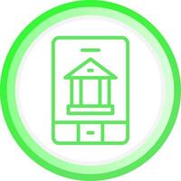 Banking App Creative Icon Design vector