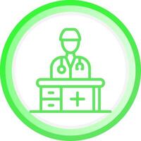 Doctor Office Creative Icon Design vector