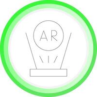 Augmented Reality Creative Icon Design vector