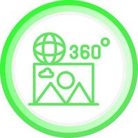 360 Image Creative Icon Design vector