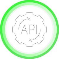 API Creative Icon Design vector