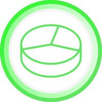 3D Pie Creative Icon Design vector