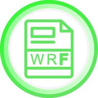 WRF Creative Icon Design vector