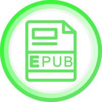 EPUB Creative Icon Design vector