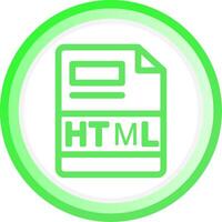 HTML Creative Icon Design vector