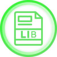 LIB Creative Icon Design vector