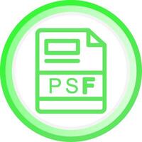 PSF Creative Icon Design vector