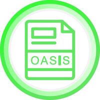 OASIS Creative Icon Design vector