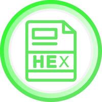 HEX Creative Icon Design vector