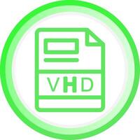 VHD Creative Icon Design vector