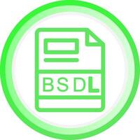 BSDL Creative Icon Design vector