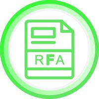 RFA Creative Icon Design vector