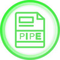 PIPE Creative Icon Design vector