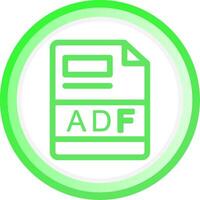 ADF Creative Icon Design vector
