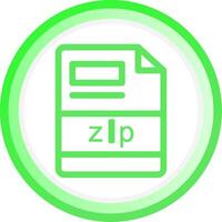 zip Creative Icon Design vector