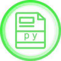 py Creative Icon Design vector