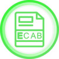 ECAB Creative Icon Design vector