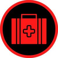 First Aid Kit Creative Icon Design vector