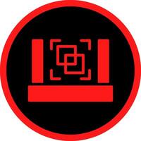 3D Scanner Creative Icon Design vector