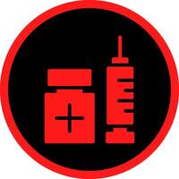 Vaccination Creative Icon Design vector