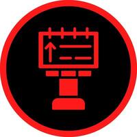 Sign board Creative Icon Design vector