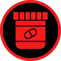 Pills Creative Icon Design vector