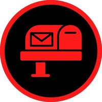 Mail Box Creative Icon Design vector