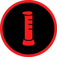 Graduated Cylinder Creative Icon Design vector