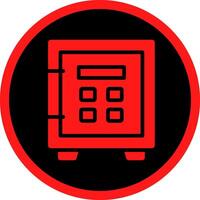Safe Lock Creative Icon Design vector