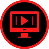 Video Marketing Creative Icon Design vector