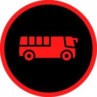 Bus Creative Icon Design vector