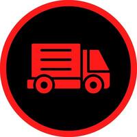 Delivery Truck Creative Icon Design vector