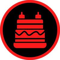 Birthday Cake Creative Icon Design vector