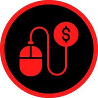 Pay Per Click Creative Icon Design vector