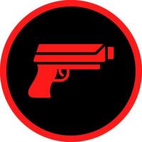 Gun Creative Icon Design vector