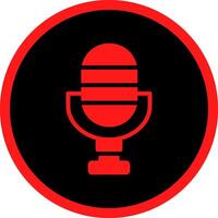 Microphone Creative Icon Design vector