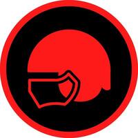 Helmet Creative Icon Design vector