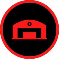 Warehouse Creative Icon Design vector