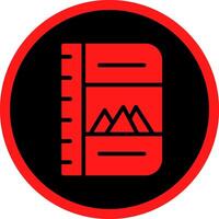 Sketchbook Creative Icon Design vector