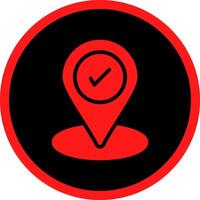Correct Creative Icon Design vector