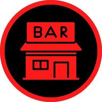 Bar Creative Icon Design vector