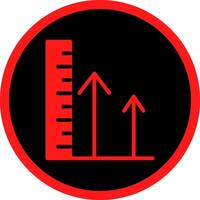 Height Creative Icon Design vector