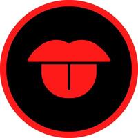 Tongue Creative Icon Design vector