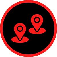 Distance Creative Icon Design vector